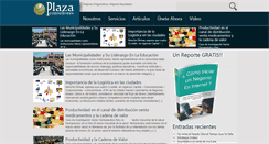 Desktop Screenshot of plazaconsultores.com