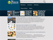 Tablet Screenshot of plazaconsultores.com
